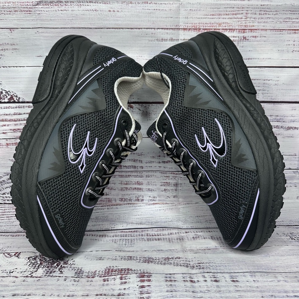 Women GDEFY Gravity Defyer Mighty Walk Black Athletic Shoes VersoShock Size 9 - Picture 4 of 8